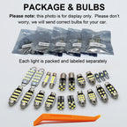 Complete Canbus LED Bulb Interior Dome Reading Door Luggage Light Kit For BMW 3 Series E36 E46 E90 E91 E92 E93 F30 F31 1992-2018