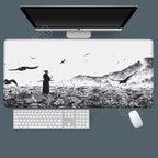 New HD Printing Miyamoto Musashi Vagabond Manga Mousepad Large Gaming Compute XXL PC Keyboard Mouse Mat Non-slip Rubber Desk Mat