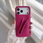 Hot‑Trend Rhode Lip Gloss Holder Cover for iPhone 11‑17, Anti‑Drop 3D Design Thick Silicone Single Shell Phone Accessory