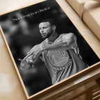Athlete Inspirational Quotation Poster Home Gym Football Basketball Prints Wall Stickers Paintings for Home Living Room Decor