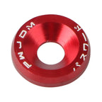 10 PCS M6 Automotive Hexagonal Fasteners, Mudguard Washers, Bumper Engine, Concave Screws, JDM Aluminum Mudguard Washers