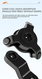 Universal Bicycle Phone Holder, 360° Rotatable and Detachable Motorcycle Holder, Multi-functional Bicycle Handlebar Bracket