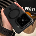 Luxury Skin Feel Matte Case For Xiaomi 15/14 Pro/15 Ultra For Magsafe Magnetic Shockproof Phone Cover Bumper Protective Funda