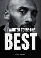 Kobe Bryant Inspirational Quote Poster Black White Canvas Print Wall Art for Home Decor Boys Bedrooms Basketball Legend