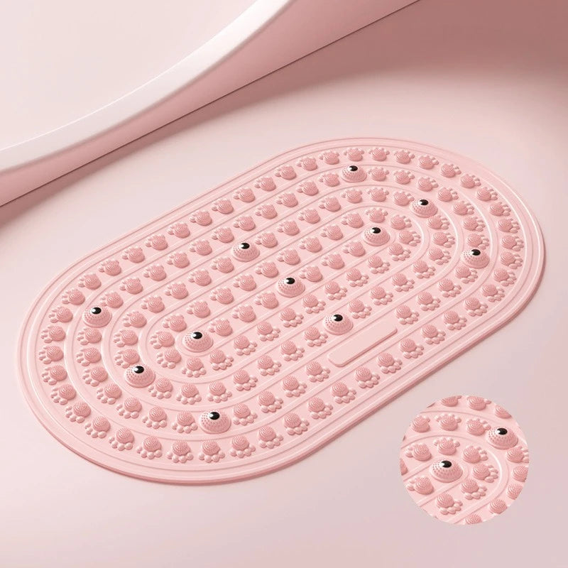 Magnetic Foot Massage Mat Silicone Acupressure Pad Pain Relief Circulation Relaxation Exercise Plantar Foot Care Tools