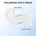 Hyaluronic Acid 9 Cream Complex Vitamin B5 Brightening Whitening Repair Face Soothes Irritation Lightweight Fast-Absorbing Care