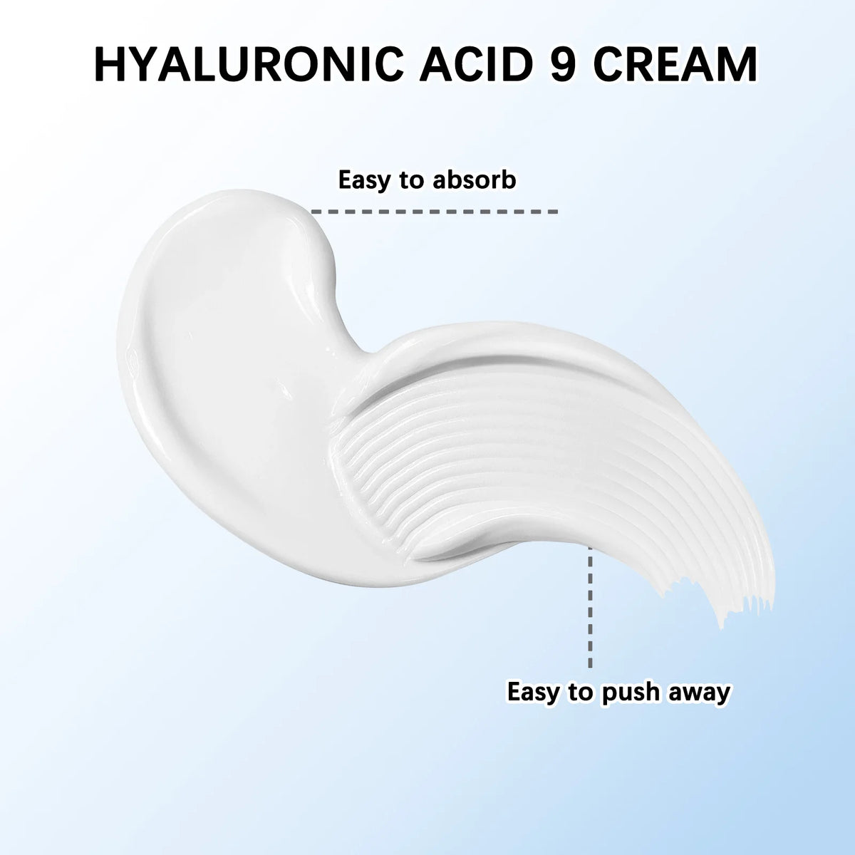 Hyaluronic Acid 9 Cream Complex Vitamin B5 Brightening Whitening Repair Face Soothes Irritation Lightweight Fast-Absorbing Care