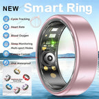 R10 Smart Ring with Charging Case Multi-color Ring Men Women Health Sleep Heart Rate Monitoring IP68 Waterproof Multi-sport Mode