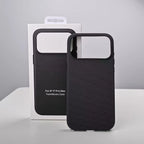 Original Technology Woven Magnetic Case For iPhone 18 17 16 15 14 13 Pro Max Fundas For Magsafe Wireless Charger Official Cover