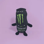 Zero Sugar White Monster Energy Drink Plush Toy Simulation Can Stuffed Ornament Doll Cute Soft Figure Decor Gift for Friend