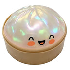 Premium Squishy Steamed Bun Dumpling Toy Slow Rising Glitter Stress Relief Ball Soft Stretchy Fidget Desk Toy Home Office Decor
