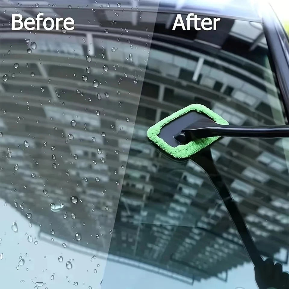 Car Windshield Cleaning Brush Kit with Long Handle