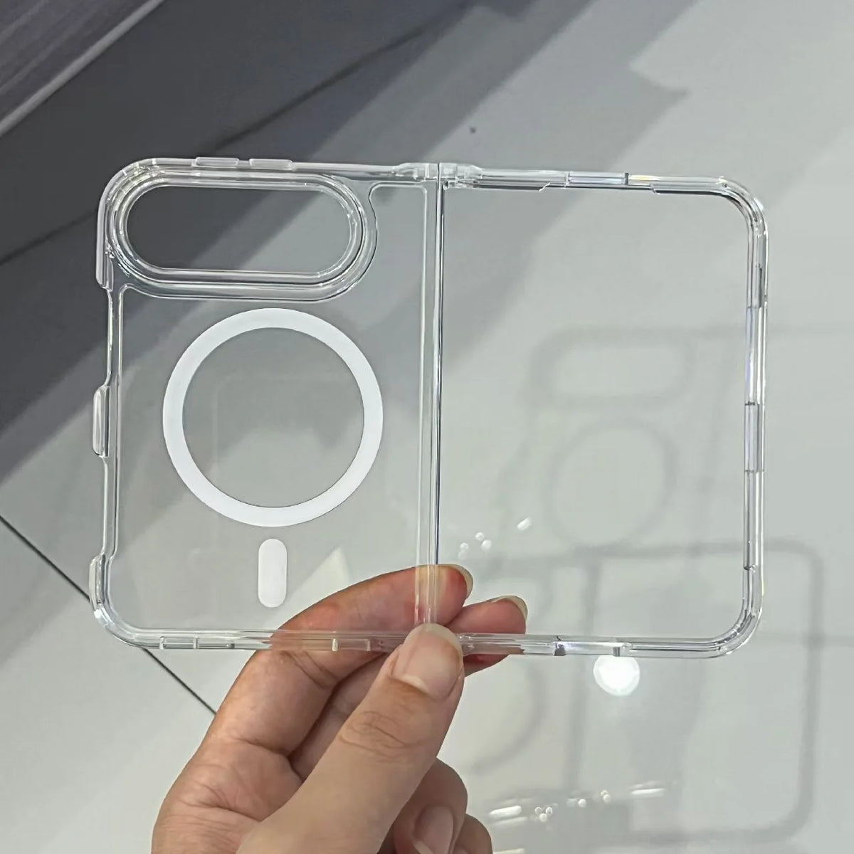 Strong Magnetic Force Case For iPhone Duo 18 Fold for Magsafe Wireless Charge Cover for iphone Duo Ultra Clear Fold Case