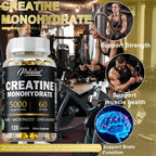 Creatine Monohydrate Capsule - Enhance Muscle Strength, Relieve Fatigue, Promote Energy Production, and Improve Performance