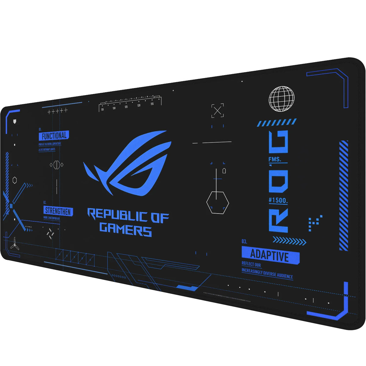 Extended Gaming Mouse Pad | Non-Slip Rubber Base, Stitched Edges
