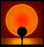 MeeToo USB Sunset Mood Lamp Led Projector Neon Night Light for Living Room Decor Bedroom Background Photography Wall Atmosphere