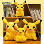 Large Original Pokemon Pikachu Stuffed Plush Toys Plushie Soft Animal Kawaii Anime Doll Throw Pillow Birthday Gift For Kids Baby