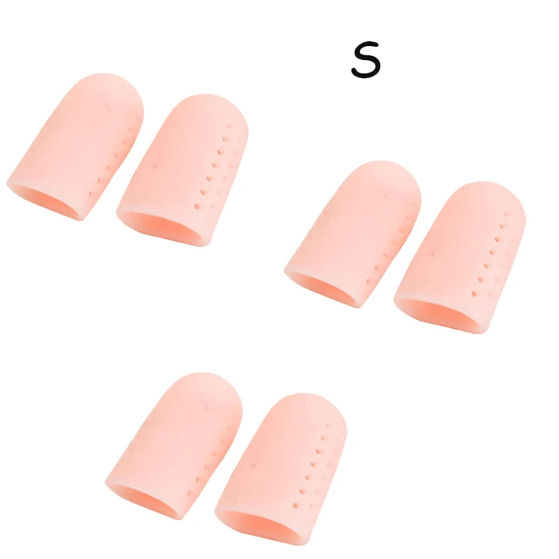 New Breathable Toe Protectors Sleeve Bunion Pads Cushion Big Toe Guards Silicone Toe Covers For Protection Of Ingrown Toenails