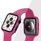Tempered Glass+cover For Apple Watch Case Accessories 45mm 41mm 44mm 40mm 42mm Screen Protector Apple watch serie 9 4 5 6 SE 7 8
