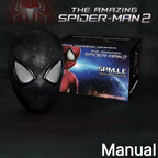 In Stock Miles Spider-Man 1:1 Scale Electronic Mask With Moving Glowing Eyes Ring Control Cosplay Toy Gift For Boys Gift