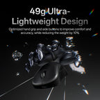 Rapoo VT3S MAX / VT3S Wireless Gaming Mouse 30K/26K DPI True 8K Wireless Polling Rate 49g Lightweight Up to 750 Hour Battery 8 Programmable Buttons On-Board Memory Esports Laptop Gaming Mice Compatible with Windows Mac