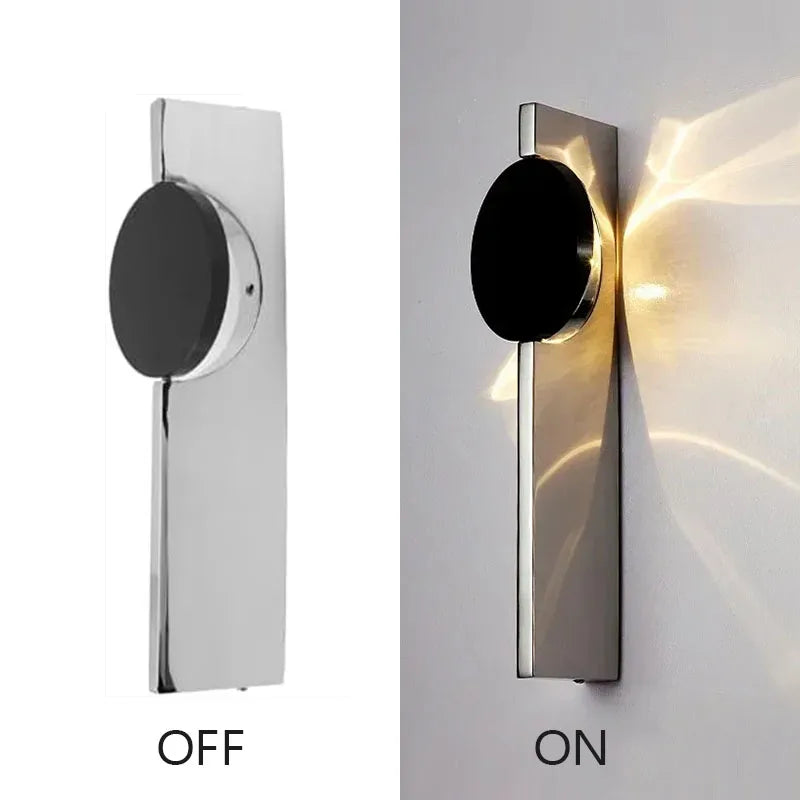 Rotatable LED Wall Sconce – Stainless Steel
