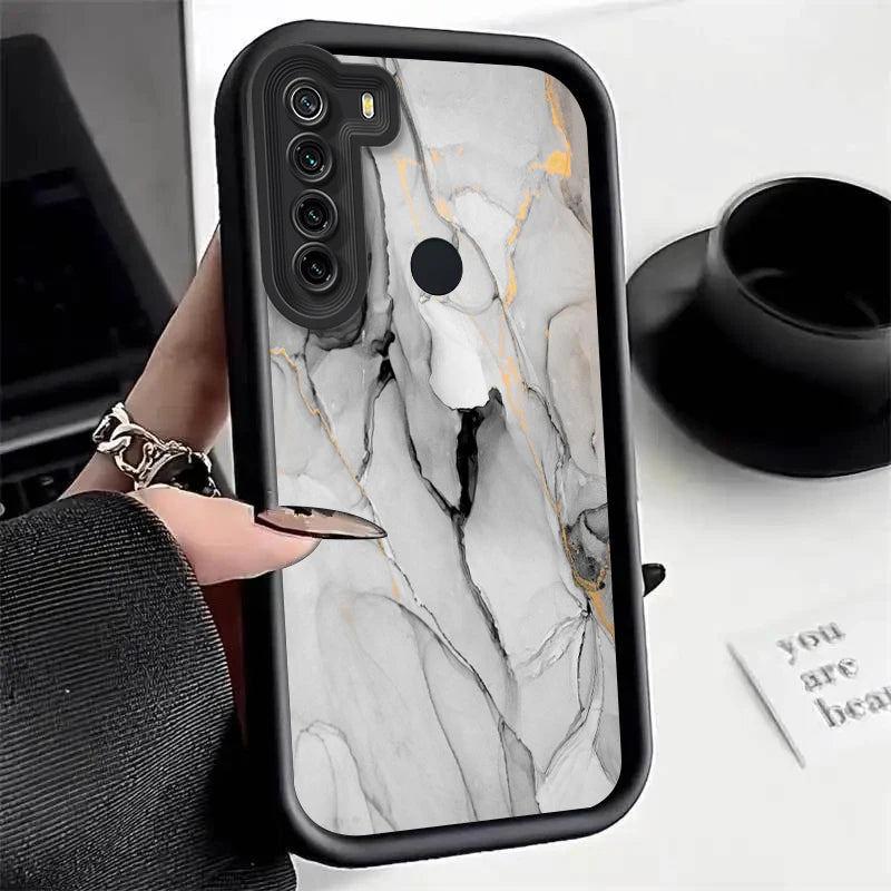 note8pro Marble Silicone Phone Case On For Xiaomi Redmi Note 8 7 9 Pro Max 9s redmi 9 9a 9c 9t note9 note7 Luxury Cover