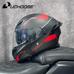 High Quality DOT Motorcycle Helmet Four Seasons Motocross Racing Modular Flip Up Casco Moto Men Women Off Road Helmet Unmasked