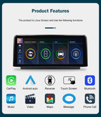 10.25'12.3' Wireless CarPlay Android Auto Multimedia Display Screen For BMW 1 2 3 4 Series F20 F21 F22 F30 F31 F32 F33