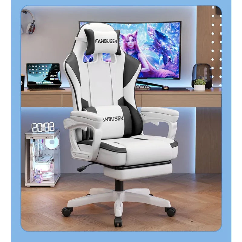 Gaming Chair Computer Chair GamingChair Ergonomic Dormitory Lifting Modern Simple Office Gaming Chair