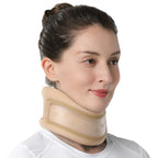 VELPEAU Foam Neck Support Brace for Neck Pain and Posture Correction, Adjustable Cervical Collar with Replaceable Sleeve