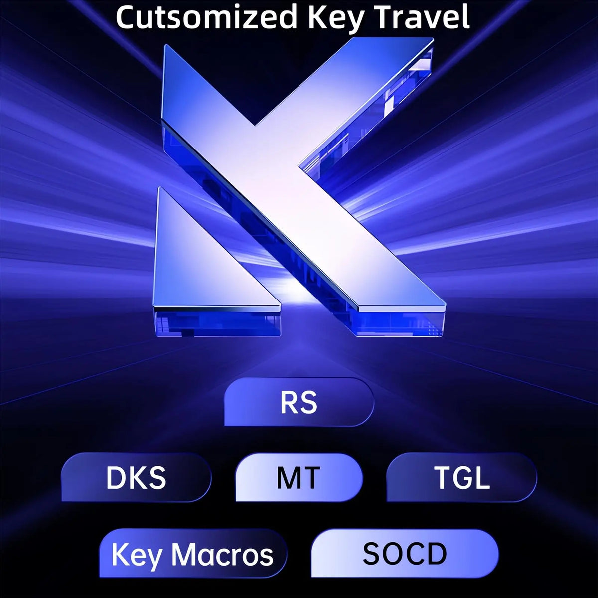 MCHOSE ACE 68 Magnetic Switch Gaming Keyboard Hall Effect Rapid Trigger Programmable RGB 8K Hz DKS/MT/TGL/RS/SOCD Keyboard ﻿