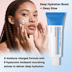 Hyaluronic Acid 9 Cream Complex Vitamin B5 Brightening Whitening Repair Face Soothes Irritation Lightweight Fast-Absorbing Care