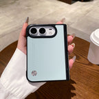For iPhone Duo iPhone18 Fold Skin Feel Luxury Case With Hinge Protector Lens Protection Shockproof Anti Drop Back Cover Funda
