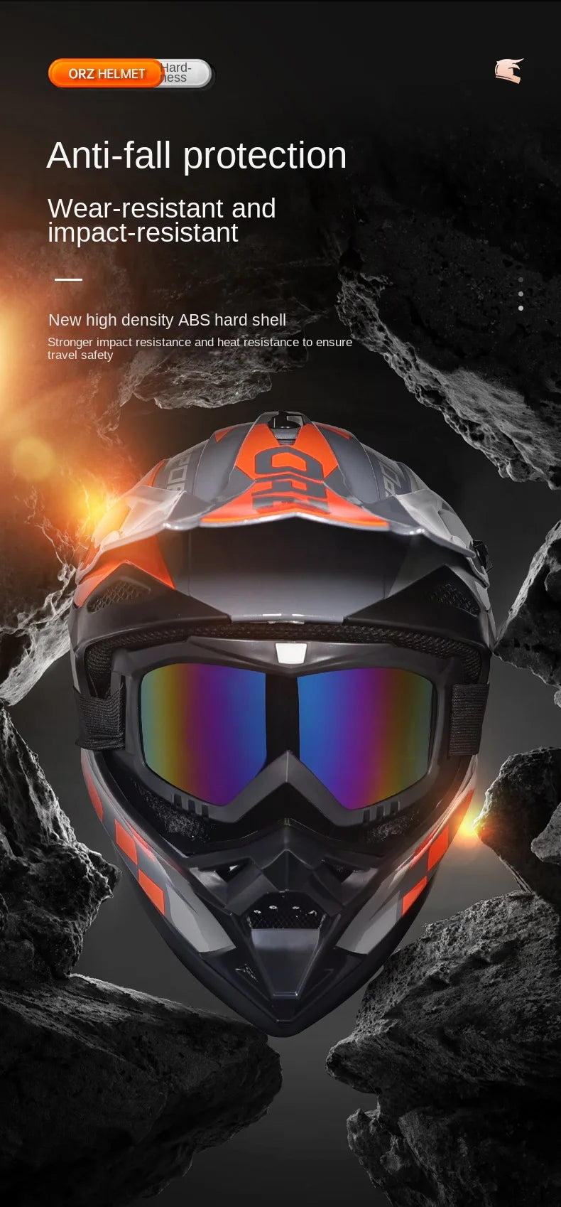 Super-Cool Motorcycle Off-road Helmet ATV Dirt Bike Helmet MTB Downhill Full Face Helmet Free gifts&a lot of Design capacetes