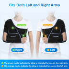 VELPEAU Arm Sling Support for Elbow Injury Forearm Fracture Dislocation, Soft Foam Shoulder Immobilizer Fits Left Right Arm