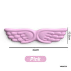 Keyboard Mouse Wrist Rest Angel Wing Memory Foam Mouse Pad Set Wrist Support Ergonomic Non-Slip for Computer Laptop Easy Typing
