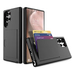 For Samsung Galaxy S24 Ultra S23 S22Plus S21+ S20 FE S10 A12 A52 A72 Case Wallet Card Slot Credit Card Cover For Samsung Note 20