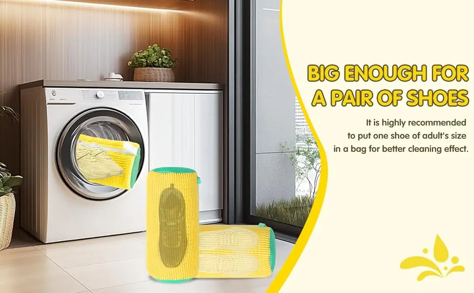 Shoes Washing Bag Laundry Bag Padded Shoe Protector Fluffy Fiber Polyester Laundry Wash Bag Machine Washable Organizer