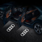 2PCS Car Door LED Light Logo Laser Projector Welcome Light For Audi sline TT Q2 Q3 Q5 Q7 Q8 A3 A4 A5 A6 A7 R8 B5 B6 B7 B8 C5 C6