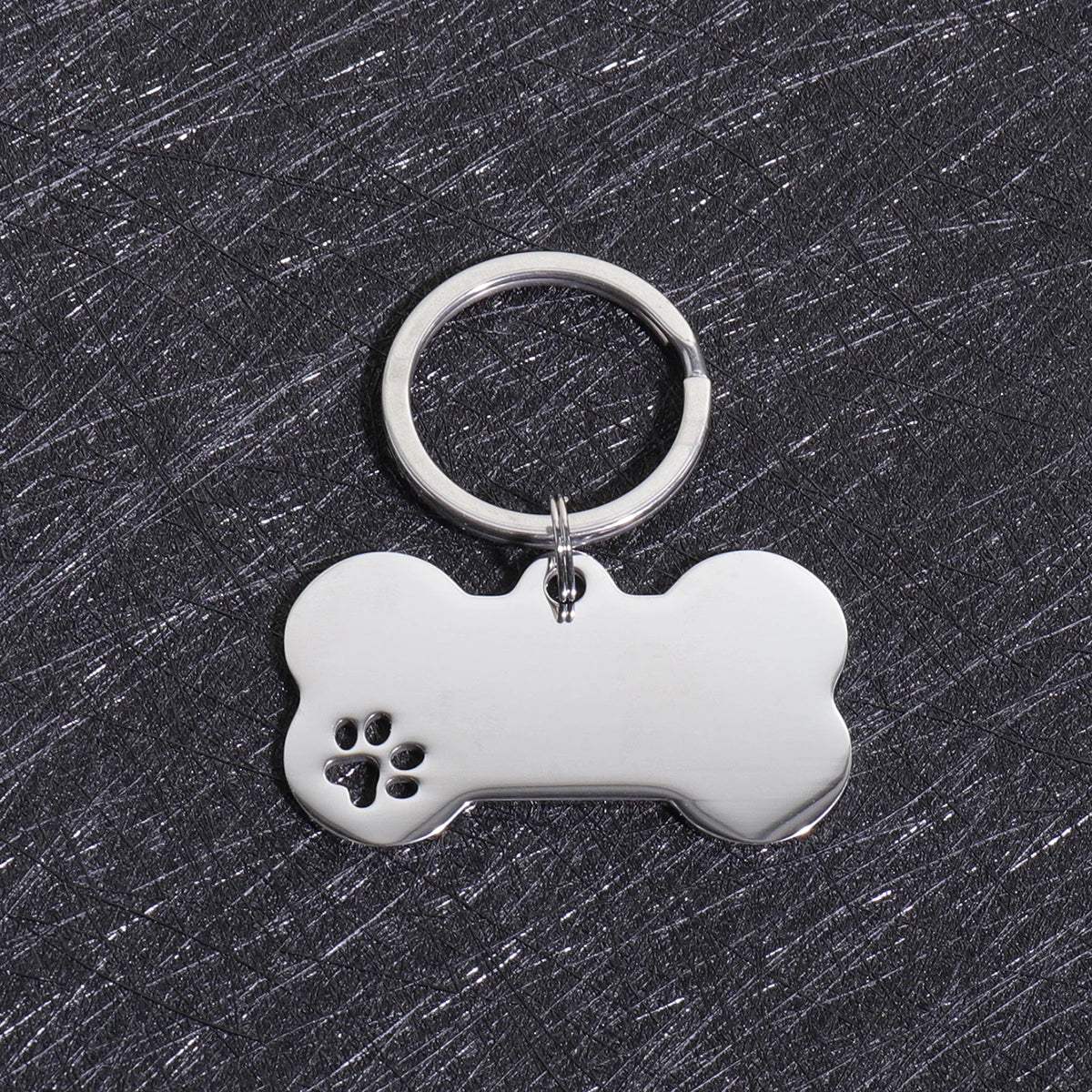 Custom Name Dog Tags Personalized Text Dog ID Tag Bone Shaped Stainless Steel Laser Engraving Anti-lost Customized Pets ID Tag