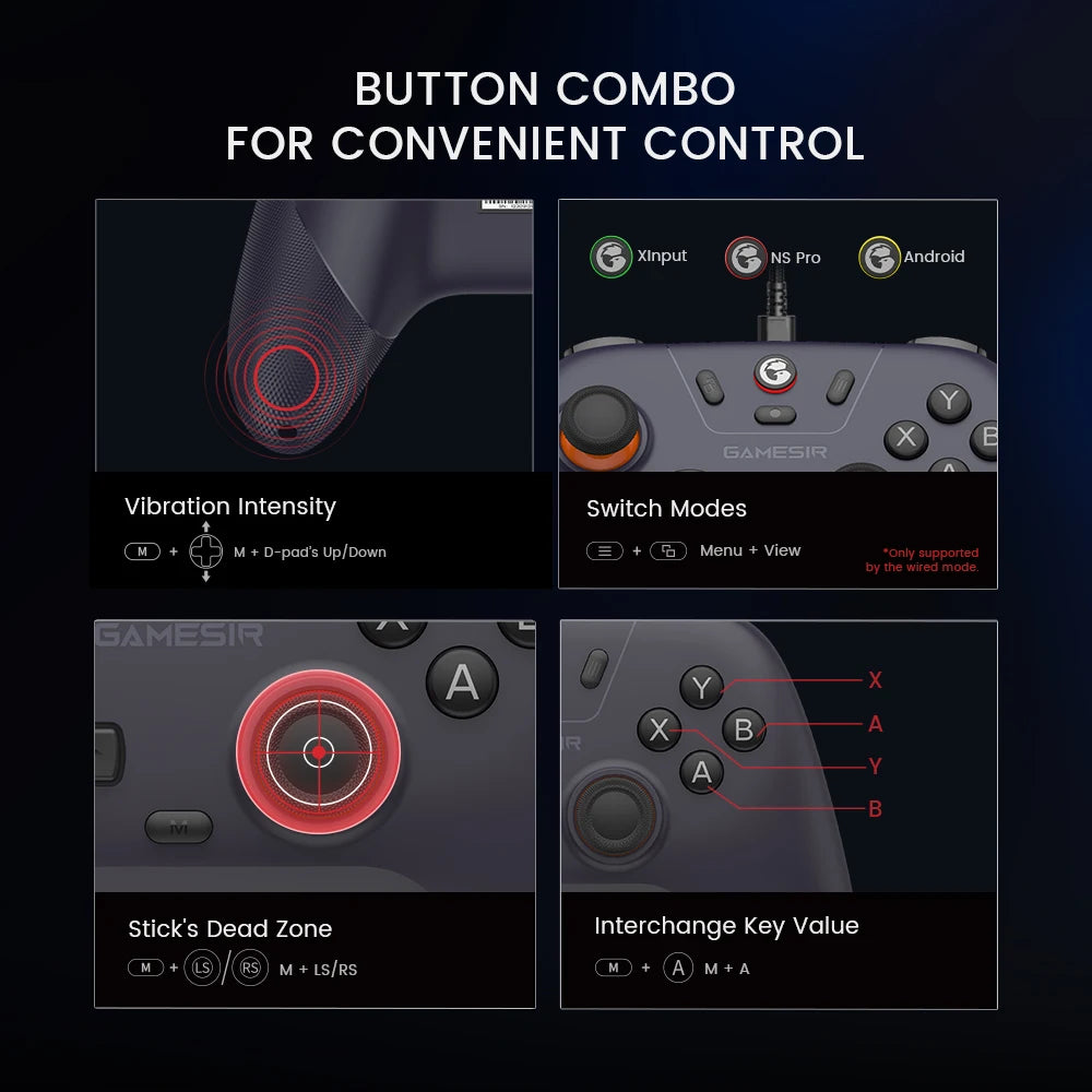 GameSir Nova Lite Wireless Gamepad, Bluetooth Gaming Controller with Hall Effect for Switch, Android, iOS, PC, Steam Games