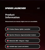 New Spider Cobweb Launcher Toys Silk Web Shooters Cosplay Model Manga Wrist Webshooter Gloves Accessories Props Gift for Fans