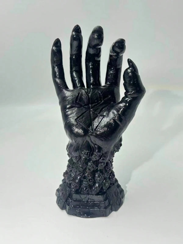 Creativity Demon's Berserk Divine Hand Statue - Gothic Halloween Decor, Anime Horror Collectible Resin Art with Bone Details han