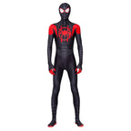 BEAST KINGDOM Spider Miles Morales Cosplay Halloween Jacket Bodysuit Mask Party Costume Suits Spider Miles Fantasy for Unisex