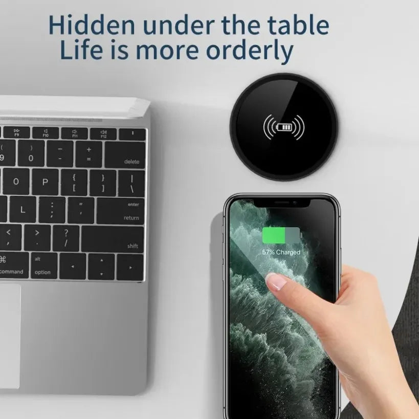 Desktop Embedded Wireless Charger – Fast Charging