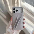 Hot‑Trend Rhode Lip Gloss Holder Cover for iPhone 11‑17, Anti‑Drop 3D Design Thick Silicone Single Shell Phone Accessory