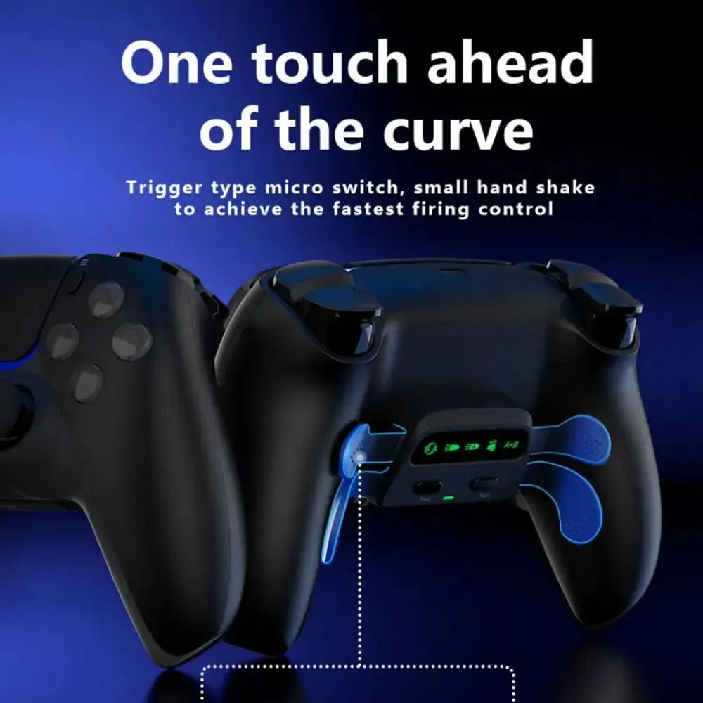 Professional Gaming Gamepad Back Paddles Multi-function DIY Gamepad Extension Programmable Controller Back Buttons for PS5