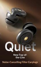 Ear Plugs for Sleeping Noise Cancelling 50dB, Reusable Silicone Earplugs Strong Sound Insulation, Multiple Sizes of Ear Caps
