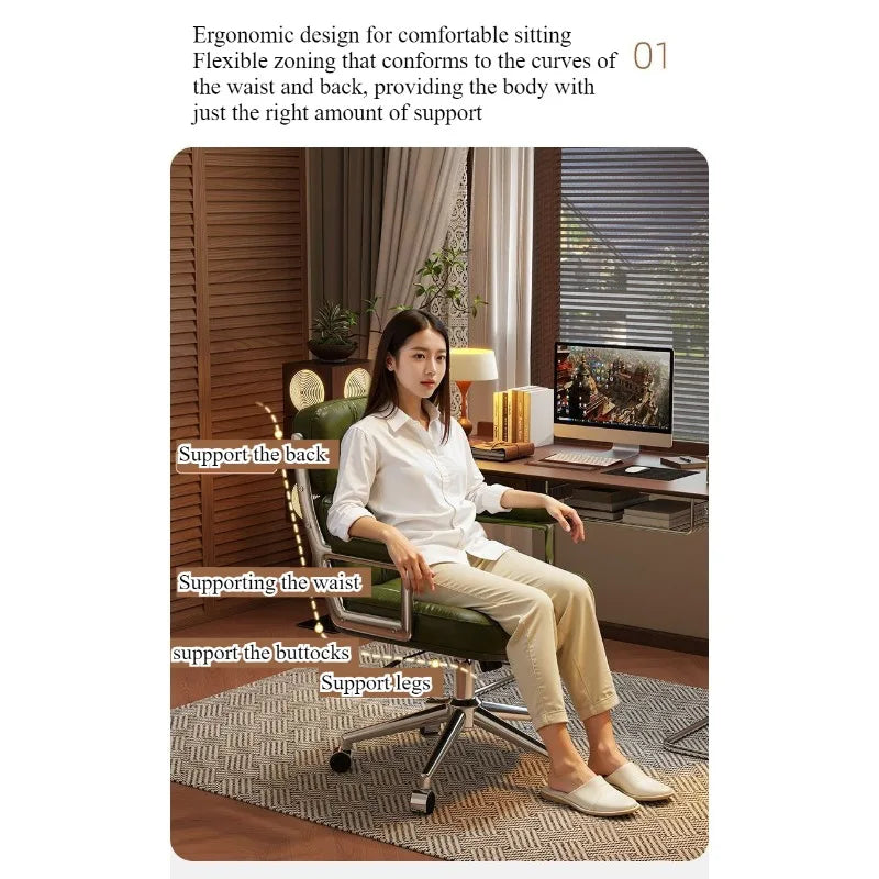 Robin Swivel Chair Aleville Computer Chair Home Chair Back Chair Lifting Ergonomic Office Chair